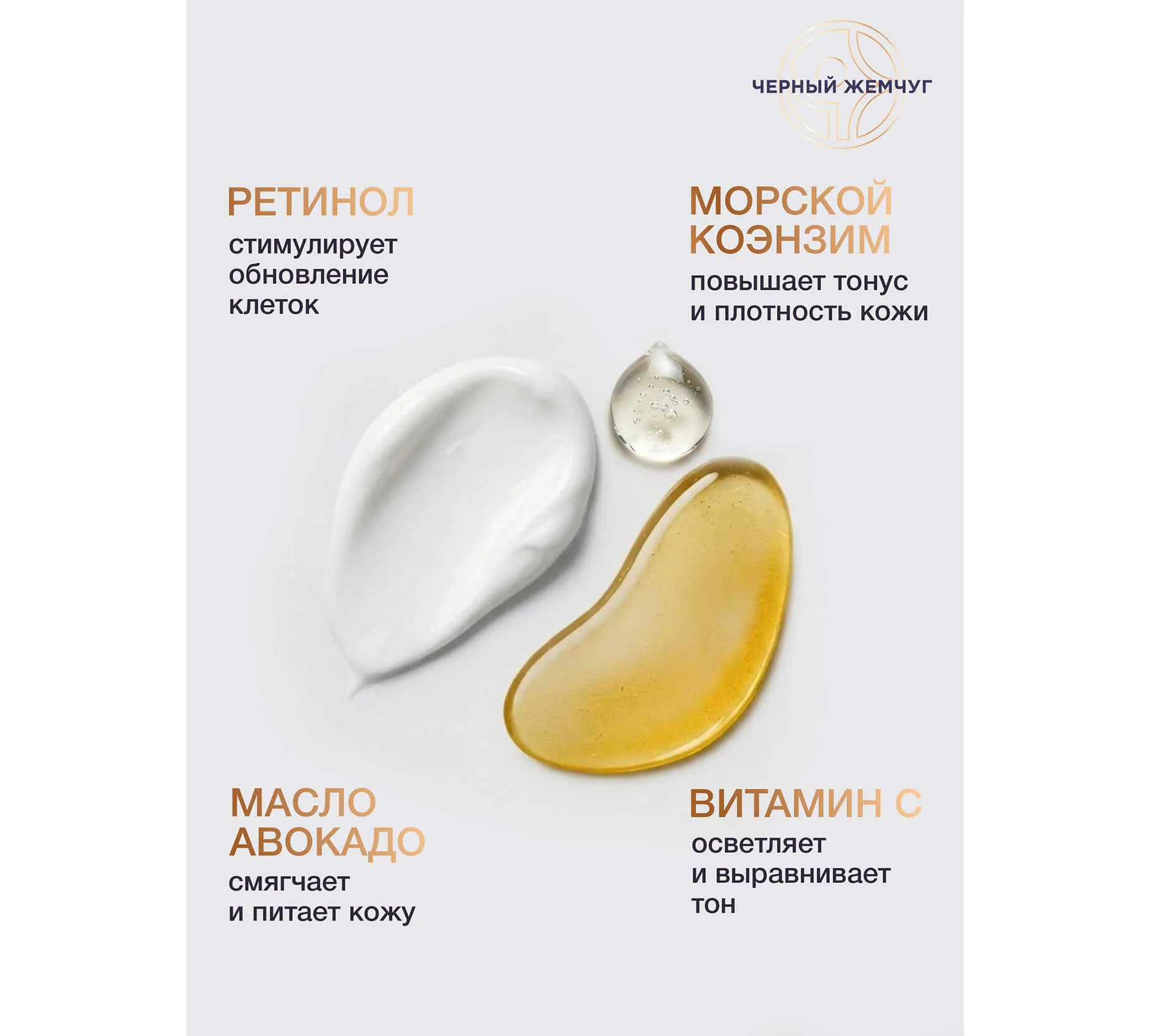 Фото: Ночной крем для лица сияние и энергия кожи 36+