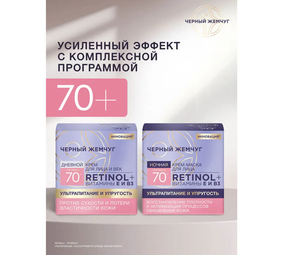 Фото: Дневной крем для лица и век 70+